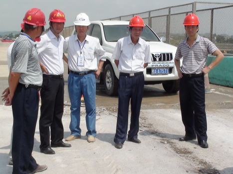 区质检站检查组到茅尾海出口工程和沙井大道A标项目检查指导事情 - 企业要闻 - 888集团电子游戏