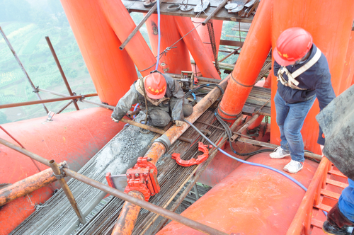 波司登大桥主拱管内混凝土灌注施工告捷 - 企业要闻 - 888集团电子游戏