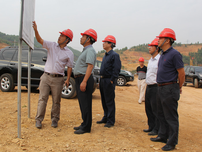 集团公司党委副书记、纪委书记张友坐赴来马路项目检查指导 - 企业要闻 - 888集团电子游戏