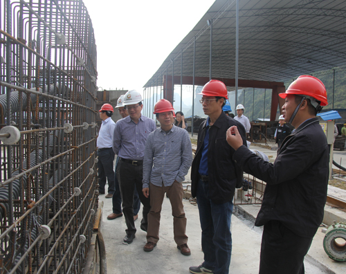 梁毅副厅长一行赴来马路项目检查指导事情 - 企业要闻 - 888集团电子游戏