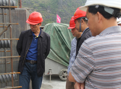 梁毅副厅长一行赴来马路项目检查指导事情 - 企业要闻 - 888集团电子游戏