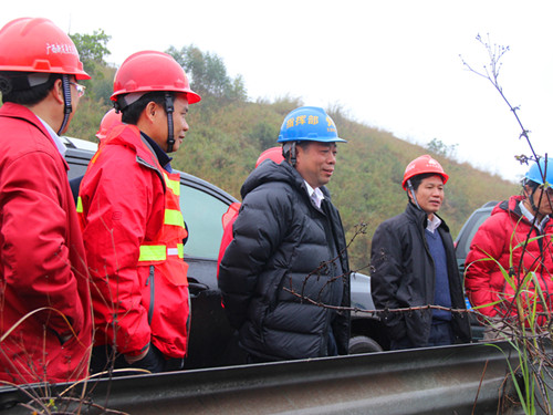 北投集团周文董事长 新生长集团朱坚和董事长等向导到沿海改扩建工程项目检查指导事情 - 企业要闻 - 888集团电子游戏